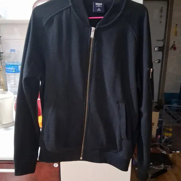 [BUNJANG] SPAO Blouson Jacket Black / 스파오 블루종 자켓 블랙 거의 새상품입니다