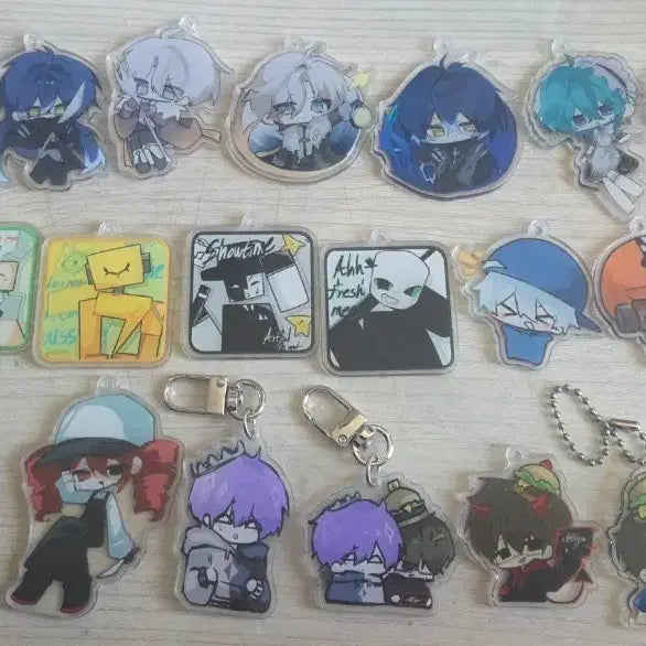 [BUNJANG] Original Character Acrylic Keychains / 키링들 너무 많아서 판매합니다!!!