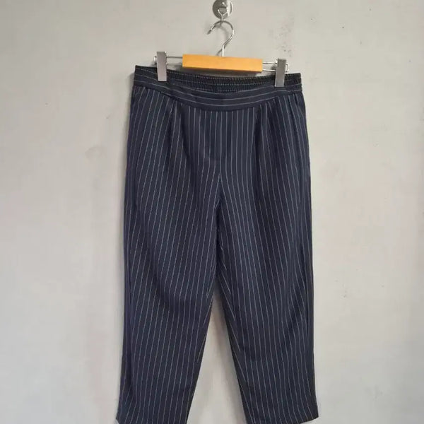 [BUNJANG] Mothan Striped Pin Stripe Easy Slacks / 한섬 MOTHAN 세로핀 스트라이프 이지 슬랙스 77
