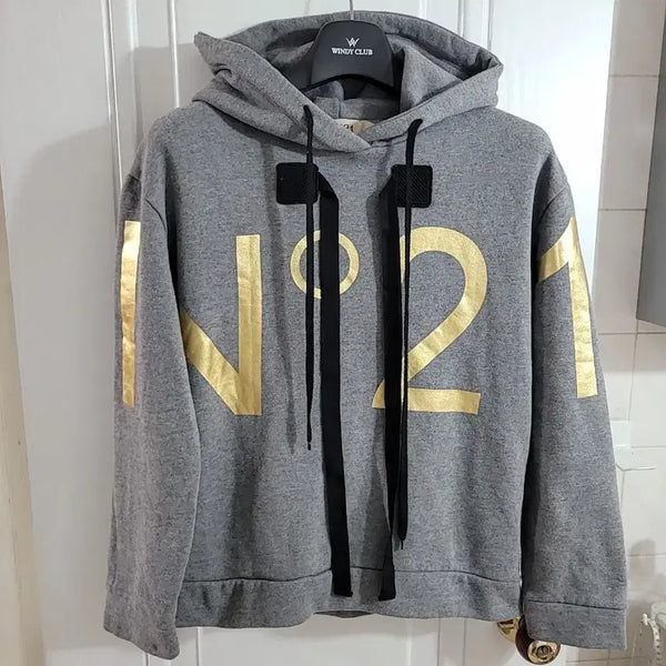 [BUNJANG] N°21 Numerovento Grey Hoodie / [N21 누메로벤투노] 후드티 그레이