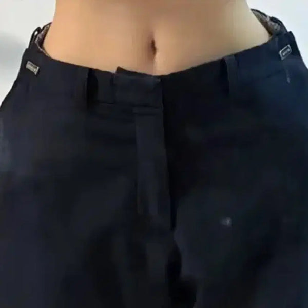 [BUNJANG] Black Slacks / (실착) 깔끔한 블랙 슬랙스