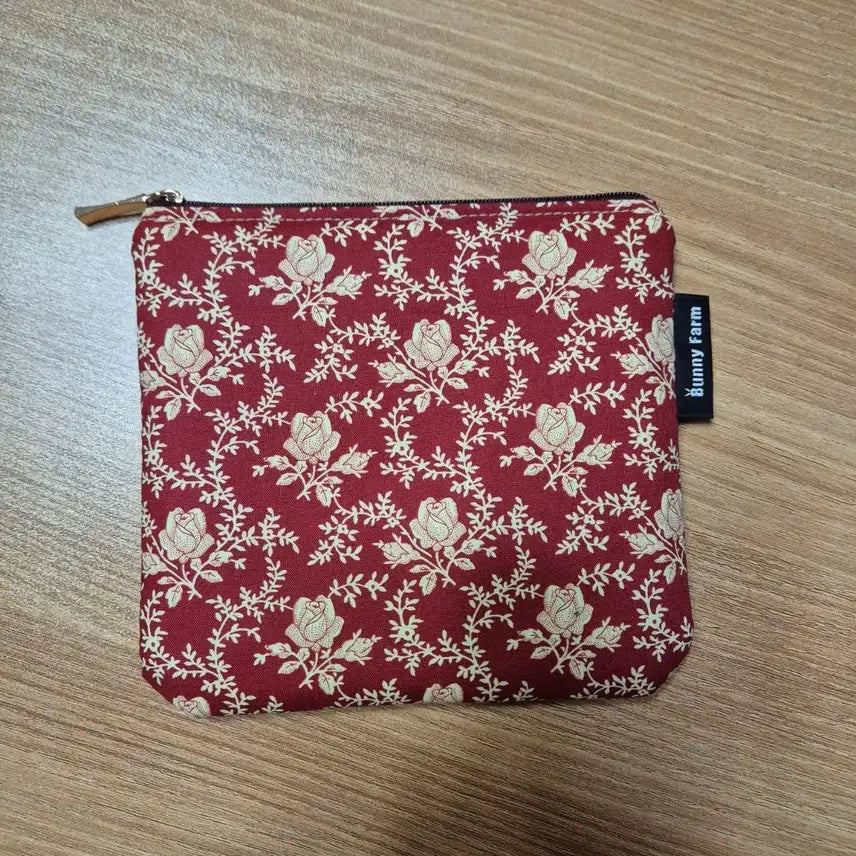 [BUNJANG] Yuwa Fabric Handmade Flat Pouch / 유와 원단 핸드메이드 파우치