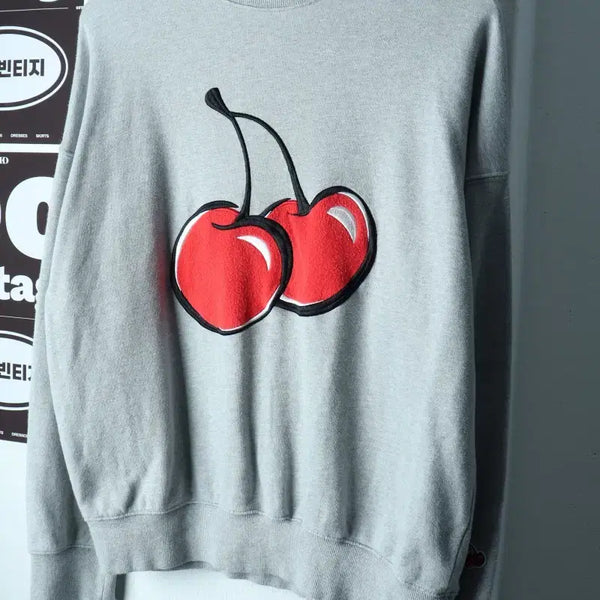 [BUNJANG] Kirsh Big Logo Sweatshirt Grey Pullover / W(M-L) 키르시 맨투맨 티셔츠 빅로고 그레이 키치 풀오버-H38856