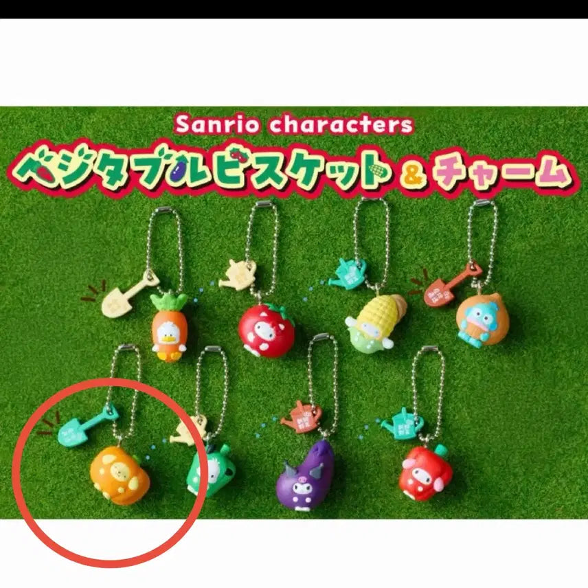 [BUNJANG] Sanrio Pompompurin Vegetable Keychain (Sealed New) / 산리오 야채 베지터블 키링 폼폼푸린 (미개봉 새제품)