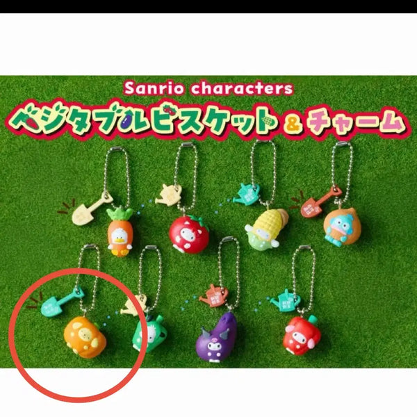 [BUNJANG] Sanrio Pompompurin Vegetable Keychain (Sealed New) / 산리오 야채 베지터블 키링 폼폼푸린 (미개봉 새제품)