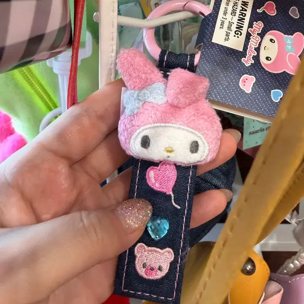 [BUNJANG] My Melody Denim Series Keychain / 마멜 데님시리즈 키링 할인
