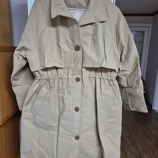 [BUNJANG] Twoapril Beige Trench Coat / 투에이프릴 트렌치 코트 베이지