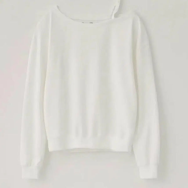 [BUNJANG] TANNAT One-Side Layered Sweatshirt / TANNAT 원사이드 레이어드 스웻셔츠