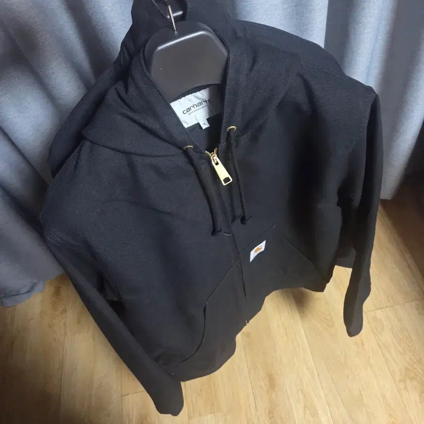 [BUNJANG] Carhartt WIP Dearborn Canvas Active Jacket Black Rigid-Spring [S] / 칼하트 WIP 디어본 캔버스 액티브 자켓 블랙 리지드-스프링 [S] 새상품