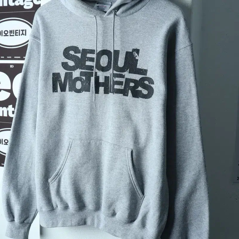[BUNJANG] Champion Grey Hoodie / (M-L) 챔피온 후드티셔츠 인디밴드 굿즈 그레이 기모-H38897