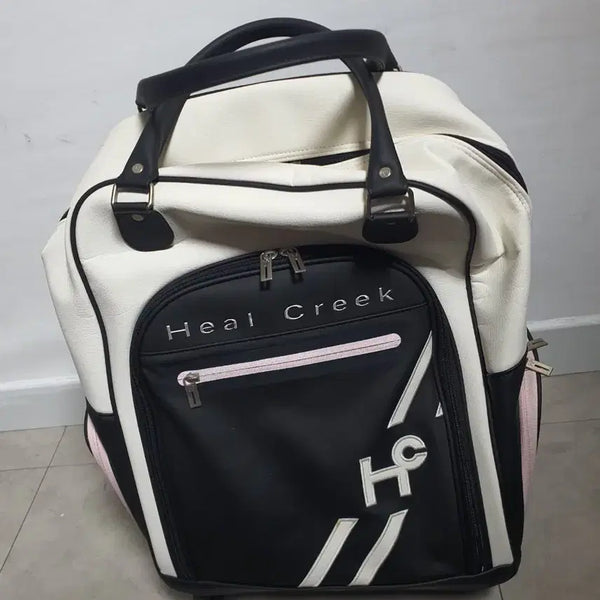 [BUNJANG] Heal Creek Rolling Carrier Boston Bag / 힐크릭 Heal Creek 골프 롤링 캐리어 보스턴백 (바퀴형 골프백)