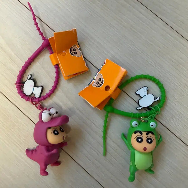 [BUNJANG] Crayon Shin-chan Colorful Multi Charm / Figure Keyring / 짱구는 못말려 컬러풀 멀티참/ 짱구 피규어 키링