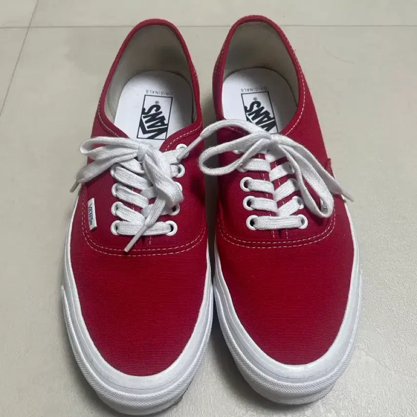 [BUNJANG] Vans Vault Red Sneakers (280mm) / 반스 볼트 레드 280