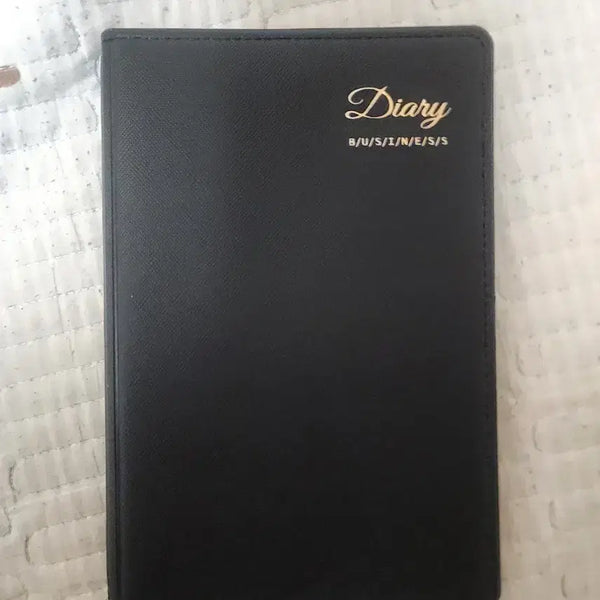 [BUNJANG] Black Business Diary Notebook / 블랙 비즈니스 다이어리 수첩