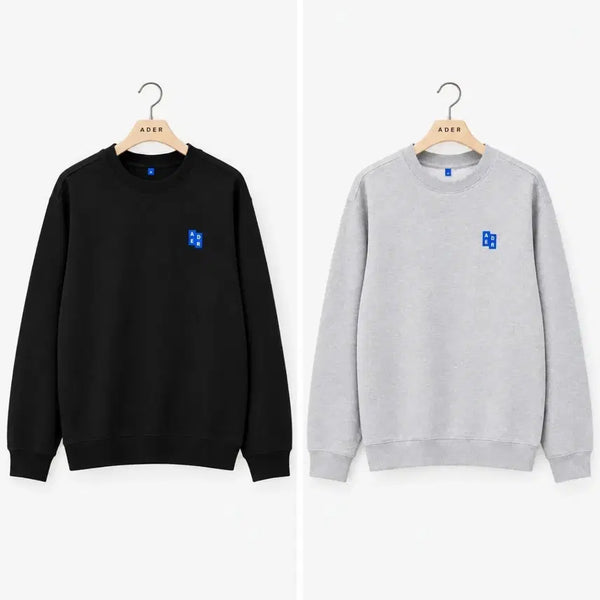 [BUNJANG] Ader Error Sweatshirt Black/Melange / 아더에러 맨투맨 블랙/멜란지