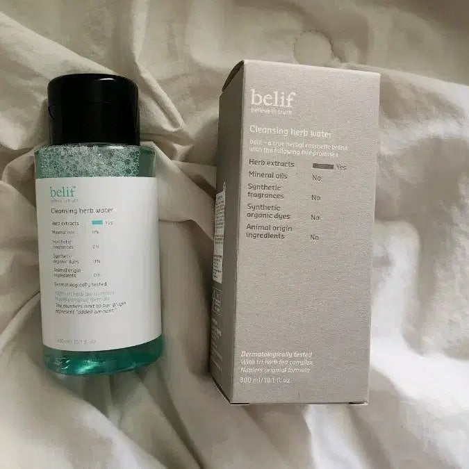 [BUNJANG] Belif Cleansing Herbal Water 300ml Set / 빌리프 클렌징 허브 워터 300ml x2개