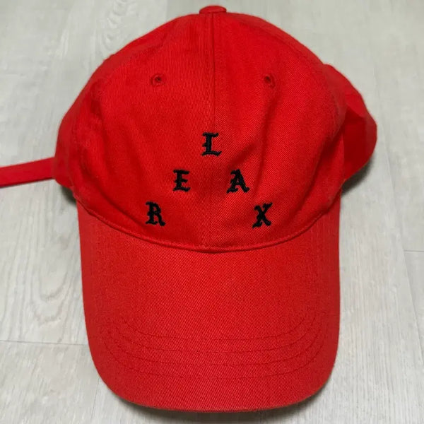 [BUNJANG] Supervision Red Point Ball Cap Hat / 슈퍼비젼 레드 포인트 볼캡 모자