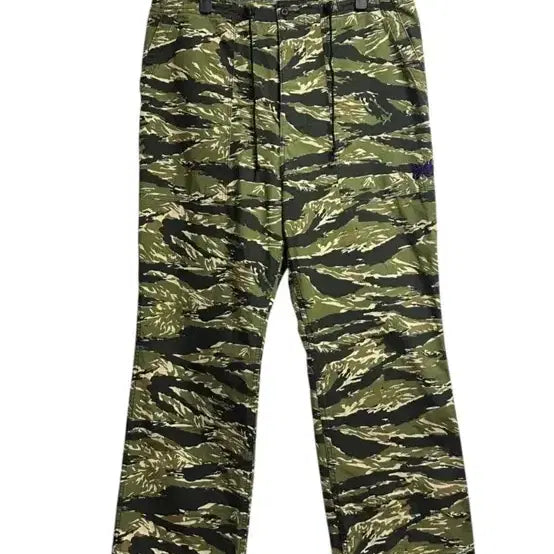 [BUNJANG] Needles String Fatigue Ripstop Tiger Camo Cotton Pants L / 니들스(Needles) 스트링 퍼티그 립스탑 타이거 카모 코튼 팬츠 L