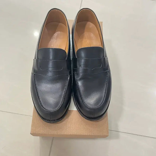 [BUNJANG] JM WESTON 180 Black Loafer 6E / JM웨스통 180 블랙 6E
