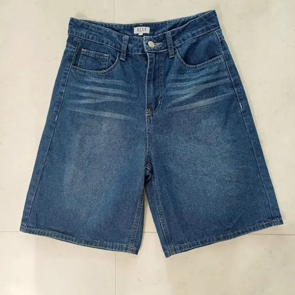 [BUNJANG] ELLE Mid-Wash Bermuda Shorts / (새상품)ELLE 중청 버뮤다팬츠