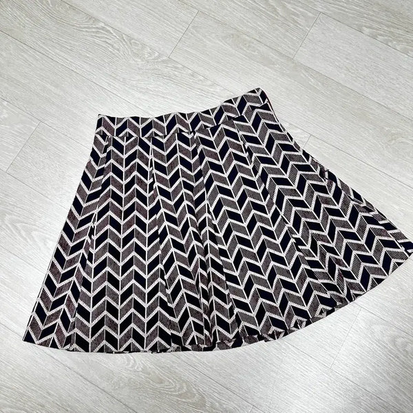 [BUNJANG] Patterned Flare Skirt / 패턴 플레어 스커트 (F)