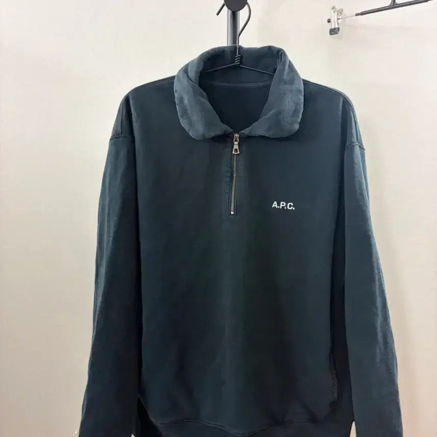 [BUNJANG] A.P.C. Half Zip-Up Sweatshirt / 국내정품 apc 하프집업