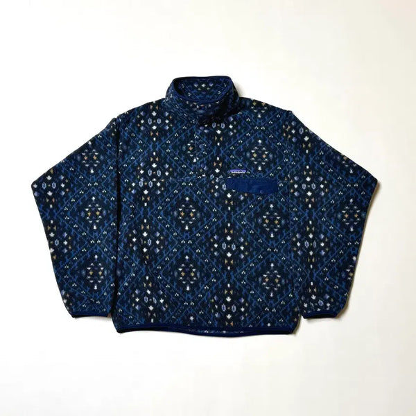 [BUNJANG] Patagonia Synchilla Fleece Aztec Pattern Jacket Navy Blue / [M] 파타고니아 신칠라 플리스 후리스 아즈텍 패턴 네이비 블루