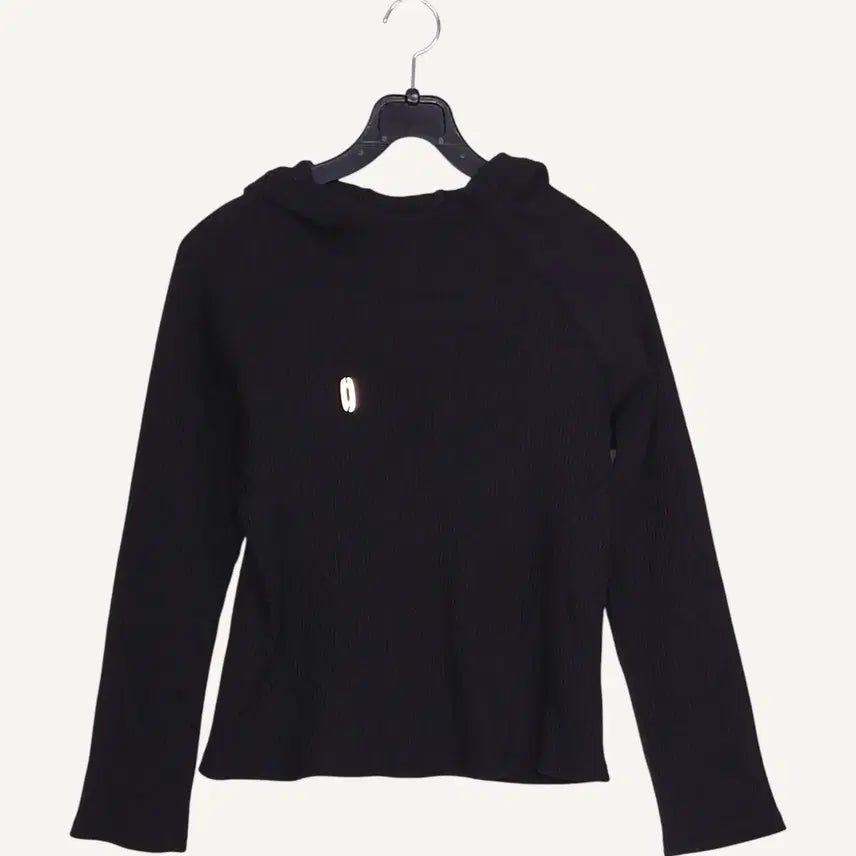 [BUNJANG] HALOMINIUM Black Hooded Knit S / [가격인하]  할로미늄 HALOMINIUM 검정 후드 니트 S_A1041