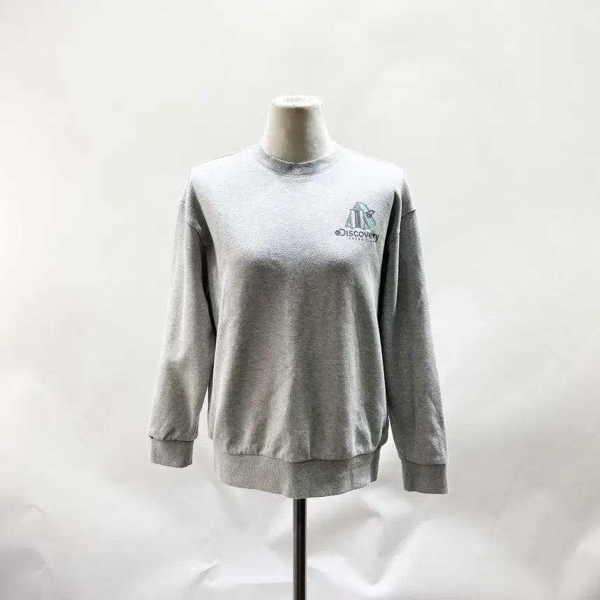 [BUNJANG] Discovery 2023 Junior Sweatshirt Gray Size 150 / 디스커버리 2023 쥬니어맨투맨 그레이 150 진스센스