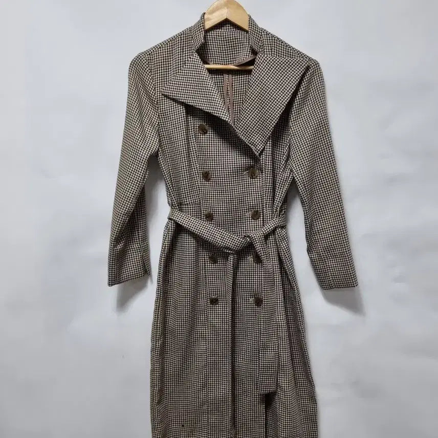 [BUNJANG] Love Paris Check Trench Coat / 러브파리스 체크 트렌치코트 85