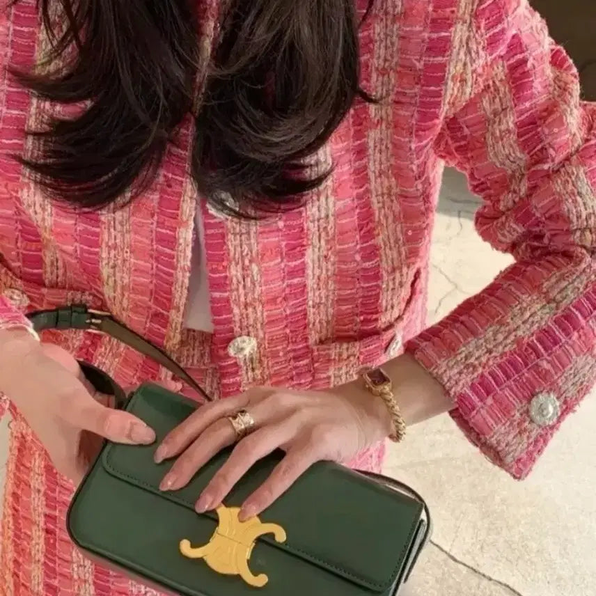 [BUNJANG] Bicini Tweed Setup New / 바이씨니 트위드셋업 새상품