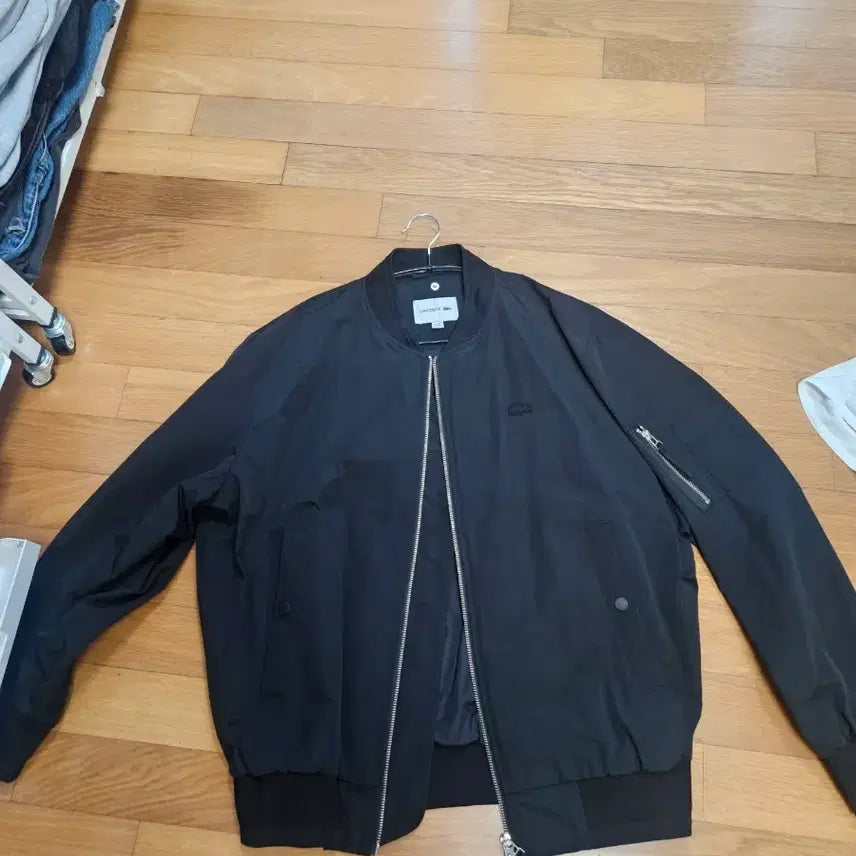 [BUNJANG] Lacoste Black Blouson Jacket - New / 라코스테 블루종 블랙 새상품
