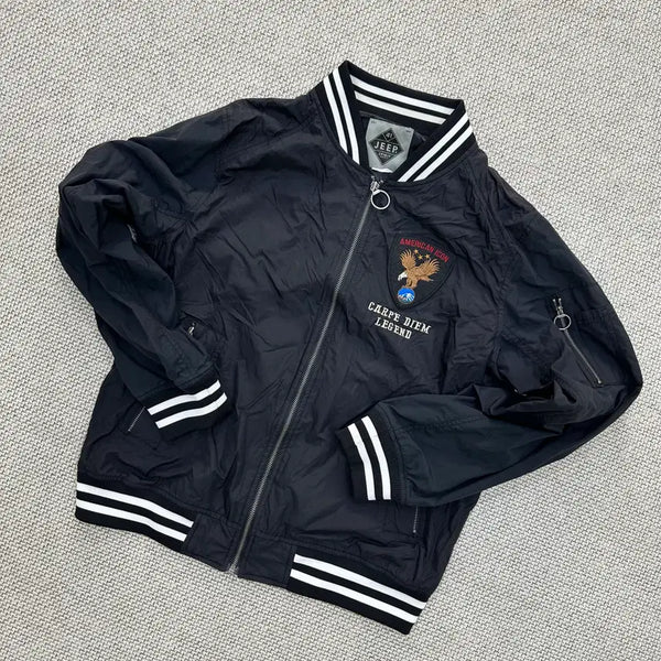 [BUNJANG] Jeep Zip-Up Baseball Jacket XL (105) / XL(105) 지프 집업 야구잠바 0915E1