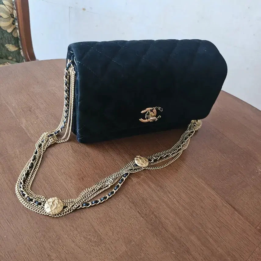 [BUNJANG] Black Chain Shoulder Bag / 체인 숄더백 블랙