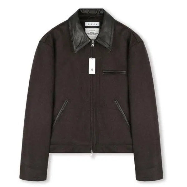 [BUNJANG] Beslow Cashmere Work Jacket Brown / L) 비슬로우 캐시미어 워크자켓 브라운