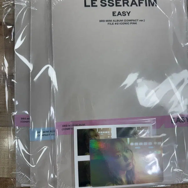 [BUNJANG] LE SSERAFIM EASY 3rd Mini Album Compact Version Bundle Set / 르세라핌 EASY 3집 미니앨범 컴팩트 버젼 3개 일괄