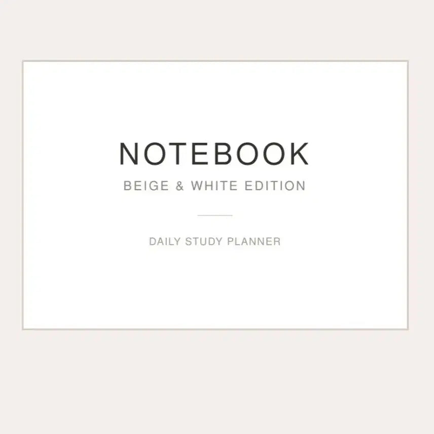 [BUNJANG] Blank Notebook Set / 노트 pdf
