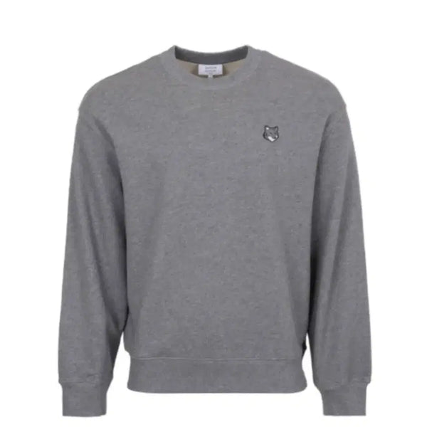 [BUNJANG] Maison Kitsuné Grey Fox Patch Sweatshirt / 새상품) 메종키츠네 맨투맨 그레이 여우 패치