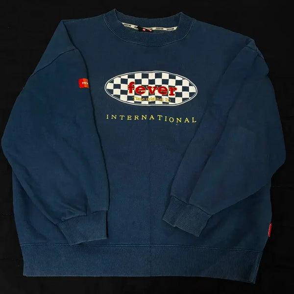 [BUNJANG] Fever Time Fleece Sweatshirt / 피버타임 기모 맨투맨