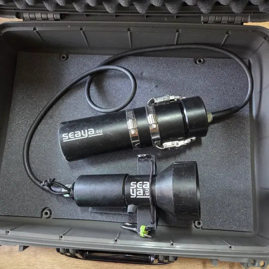 [BUNJANG] Seaya Canister Lantern Scuba Light Set / 씨야 캐니스터 스쿠버 라이트 팝니다