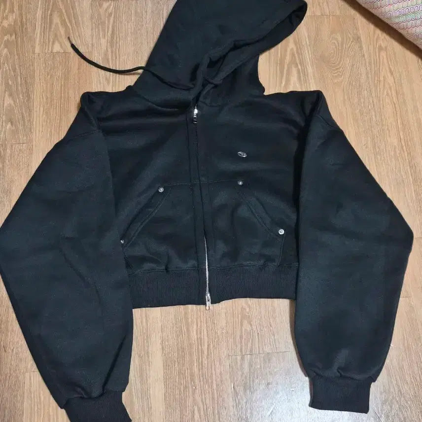 [BUNJANG] Hooded Zip-Up Training Set - Black / 트레이닝 셋업 새상품