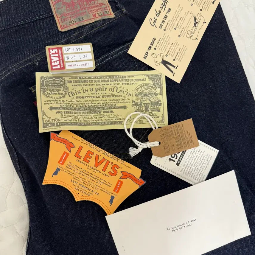 [BUNJANG] Levi's LVC 5501 Rigid Jeans / [33-34]리바이스 LVC55501 리지드