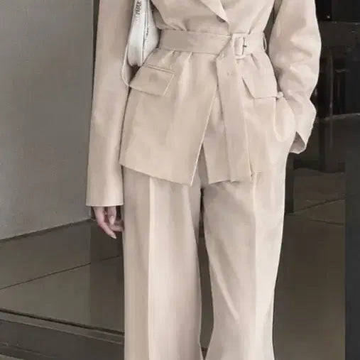 [BUNJANG] Belted Jacket Women's / 벨트 자켓