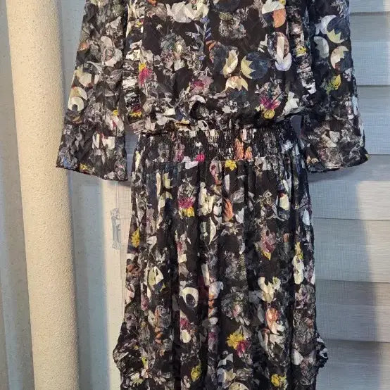 [BUNJANG] System Pattern Long Dress / 시스템 패턴  원피스