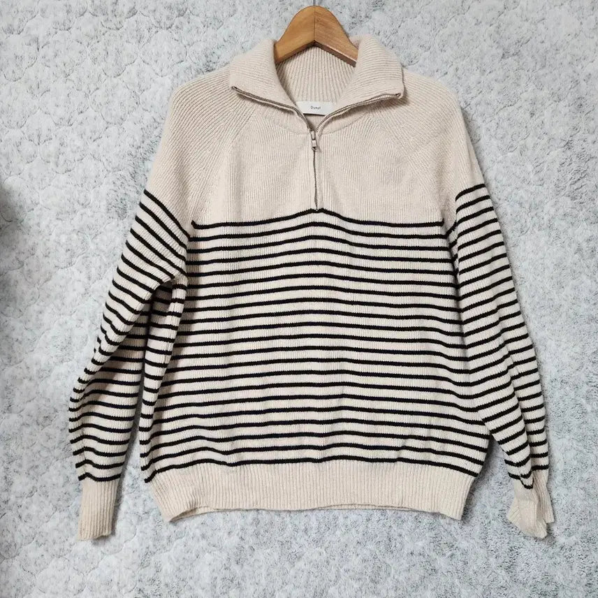 [BUNJANG] Dunst Half-Zip Knit Sweater (Size M) / K116 [M] Dunst 반집업 니트