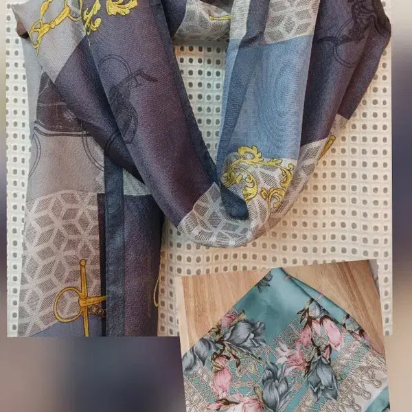 [BUNJANG] Silk Magnetic Scarf Bundle Set / 실크 스카프