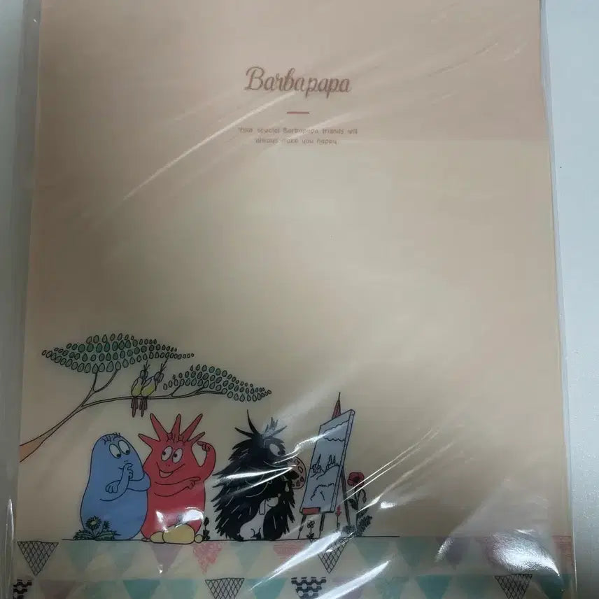 [BUNJANG] Barbapapa Two-Pocket File Set (16 Pieces) / 바바파파 투포켓파일 16개 세트(Made in KOREA)