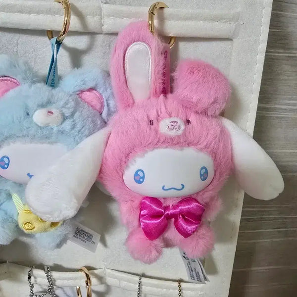 [BUNJANG] Sanrio Cinnamoroll Plush Keychain / 토끼 산리오 시나모롤 인형 키링