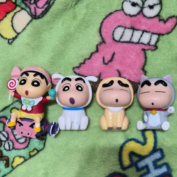 [BUNJANG] Crayon Shin-chan 4-Figure Bundle Set / 짱구는 못말려 피규어 4종 일괄