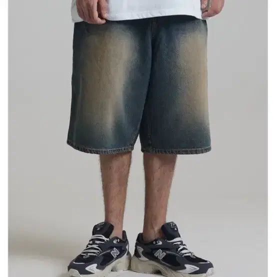 [BUNJANG] ADER Error Bermuda Washed Denim Pants / 아더피츠 버뮤다 워싱 데님 팬츠